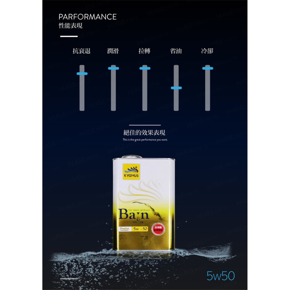 韋德機車精品 日本原裝  KYGNUS KG 機油 賽道油 全合成機油 5W50 KG 機油-細節圖4