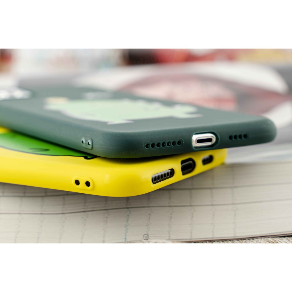 韋德機車精品 HI 呆萌小恐龍 手機殼 軟殼 手機套 保護套 手機 IPhone 11 /X/XR/XR MAX-細節圖3