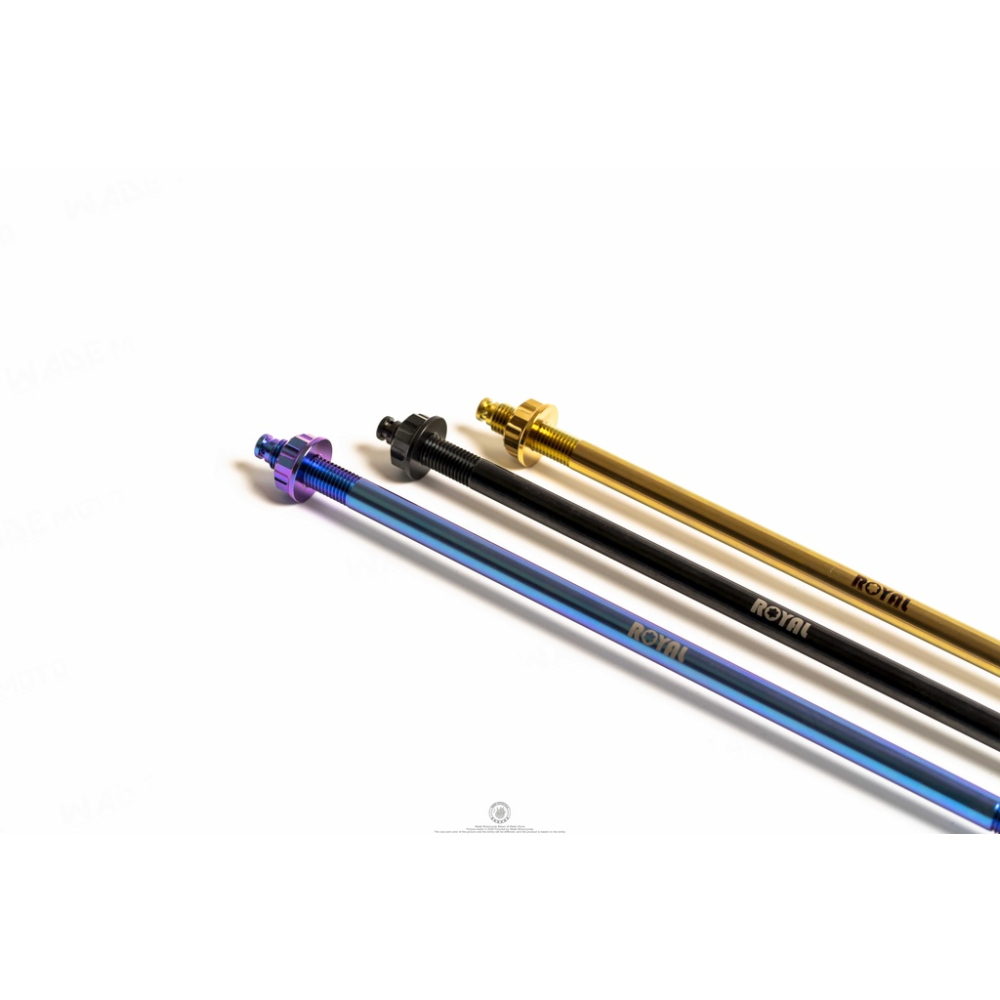 韋德機車精品 ROYAL 鈦合金 正64鈦螺絲 前輪芯 輪心 10*280 適用 六代戰 水冷BWS-細節圖2