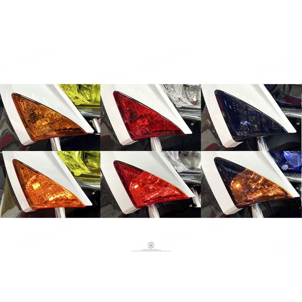 韋德機車精品 EPIC 前方向燈貼片 方向燈保護殼 方向燈護蓋  適用 六代戰 神鷹 6代戰-細節圖5
