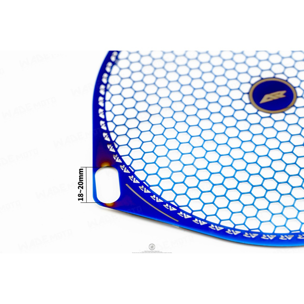 韋德機車精品 APEXX 風扇 濾網 燒鈦 濾網 鍍鈦 風扇 濾網 彩鈦 風扇蓋 適用 勁戰1-5代 雷霆S JETS-細節圖6