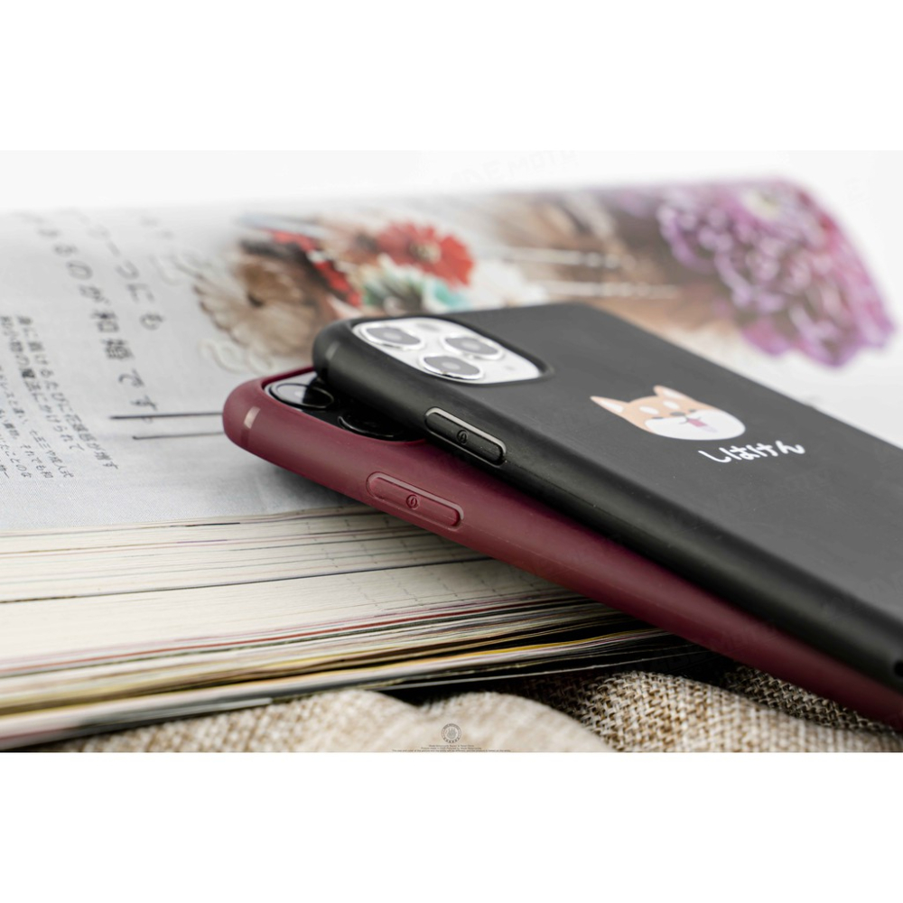 韋德機車精品 可愛柴犬 手機殼 全包 軟殼 情侶款 iPhone 11 /X/XR/XR MAX-細節圖2