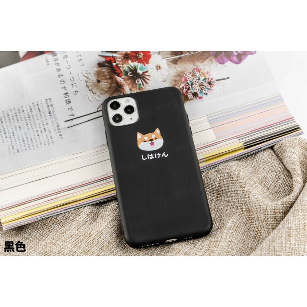 韋德機車精品 可愛柴犬 手機殼 全包 軟殼 情侶款 iPhone 11 /X/XR/XR MAX-細節圖5
