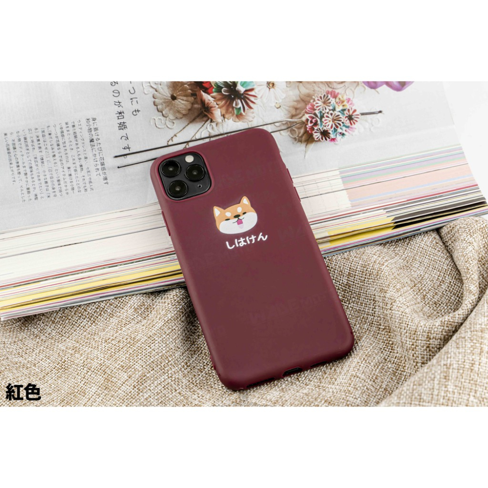 韋德機車精品 可愛柴犬 手機殼 全包 軟殼 情侶款 iPhone 11 /X/XR/XR MAX-細節圖6