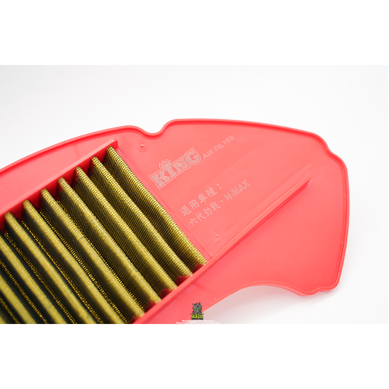 韋德機車精品 KING 高流量空濾 空濾 不織布 適用 六代戰 水冷BWS 水冷B FORCE2.0 歐格-細節圖3
