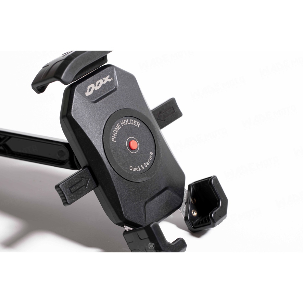 韋德機車精品 DDX 加厚型 手機架 機車手機架 快速伸縮 車型 按壓式 適用 勁戰車系 SMAX 熊貓 外送-細節圖3