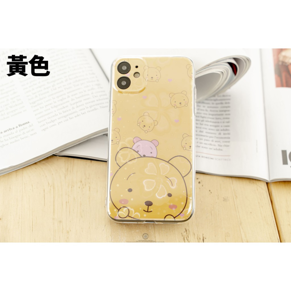 韋德機車精品 日韓 可愛小熊 手機殼 保護殼 適用 iPhone 11 PRO XR XS MAX-細節圖4
