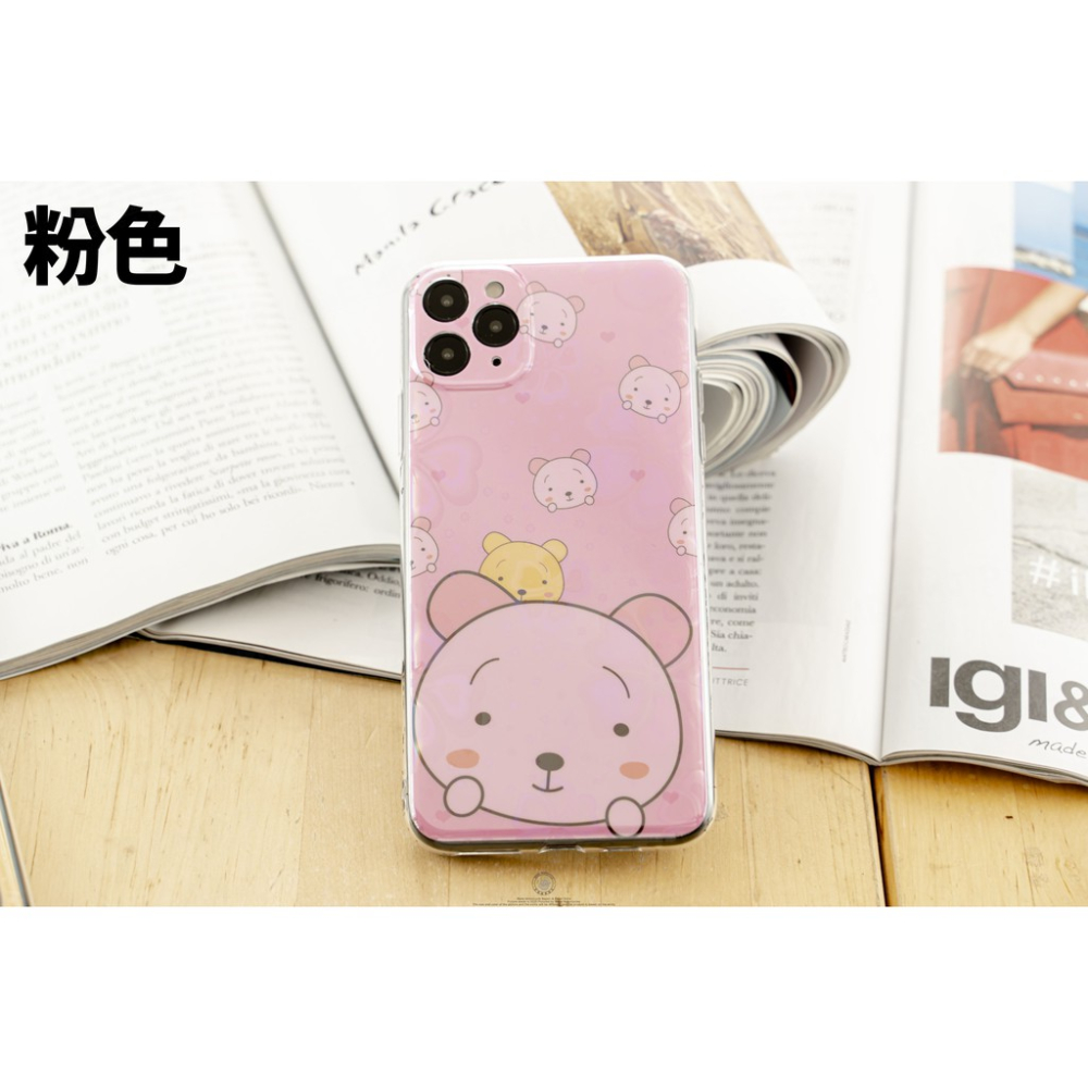 韋德機車精品 日韓 可愛小熊 手機殼 保護殼 適用 iPhone 11 PRO XR XS MAX-細節圖5