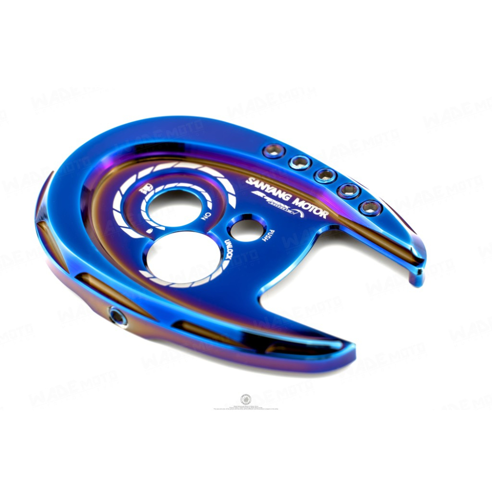 韋德機車精品 APEXX 鎖頭蓋 鎖頭貼 鎖頭蓋 磁石蓋 鑰匙孔蓋 鍍鈦 適用 DRG 龍 FNX VEGA-細節圖2