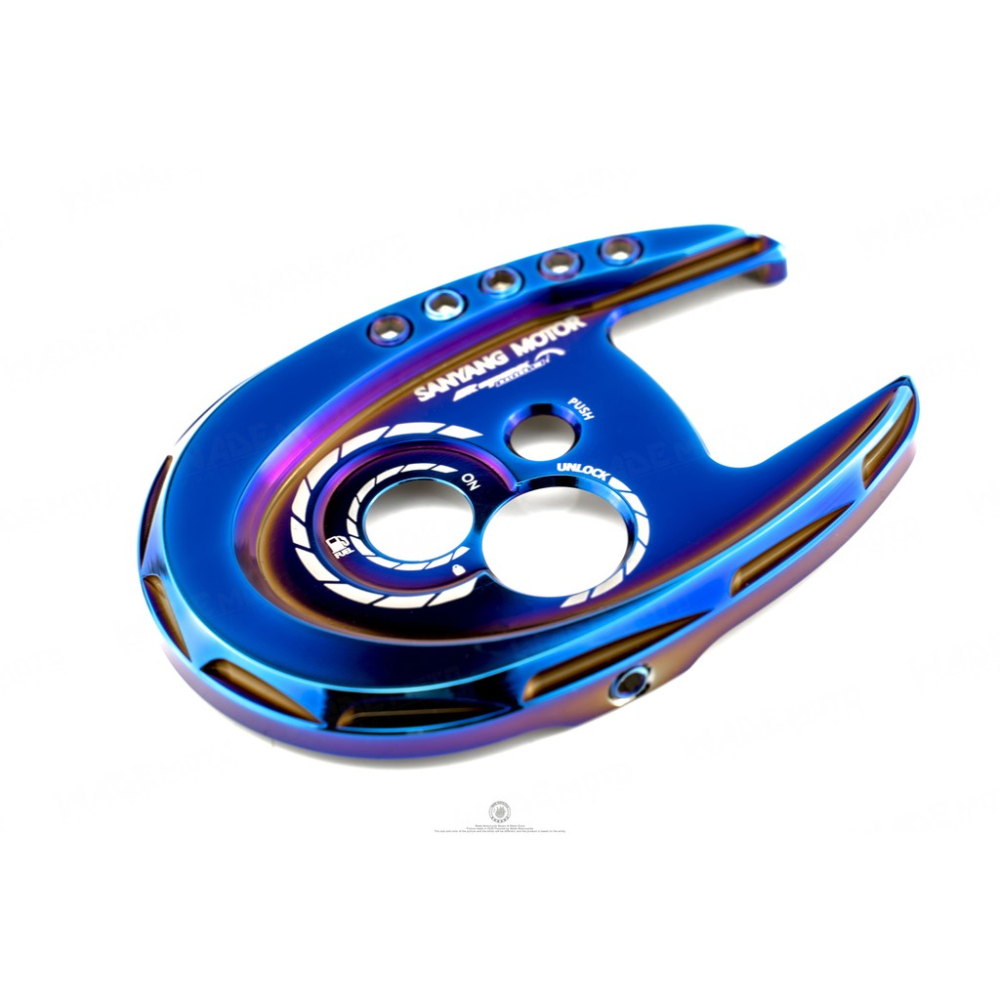 韋德機車精品 APEXX 鎖頭蓋 鎖頭貼 鎖頭蓋 磁石蓋 鑰匙孔蓋 鍍鈦 適用 DRG 龍 FNX VEGA-細節圖3