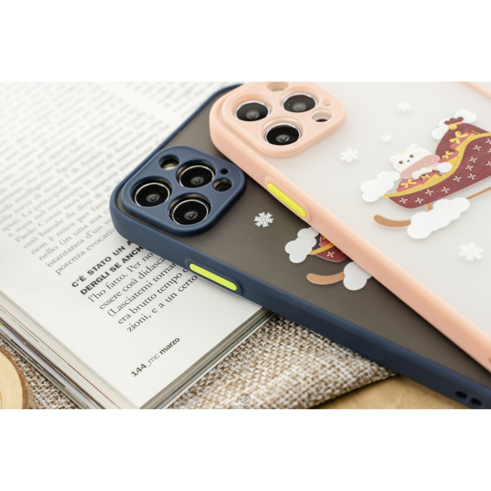 韋德機車精品【獨家設計】倘佯貓雪橇-醇色 Mellow 防摔殼 保護殼 IPHONE 系列-細節圖2