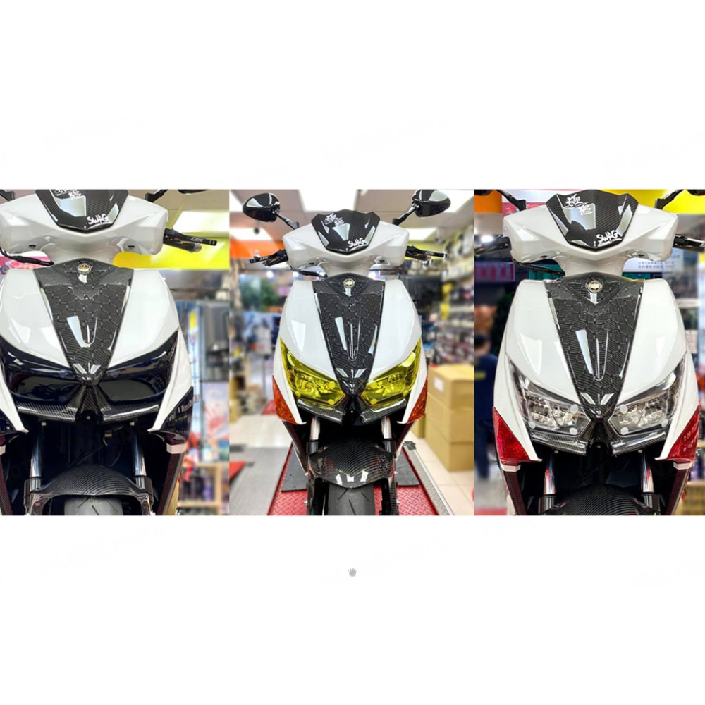 韋德機車精品 EPIC 大燈護片 大燈保護片 大燈貼片 附3M 子母扣 適用 六代戰 神鷹 6代-細節圖5