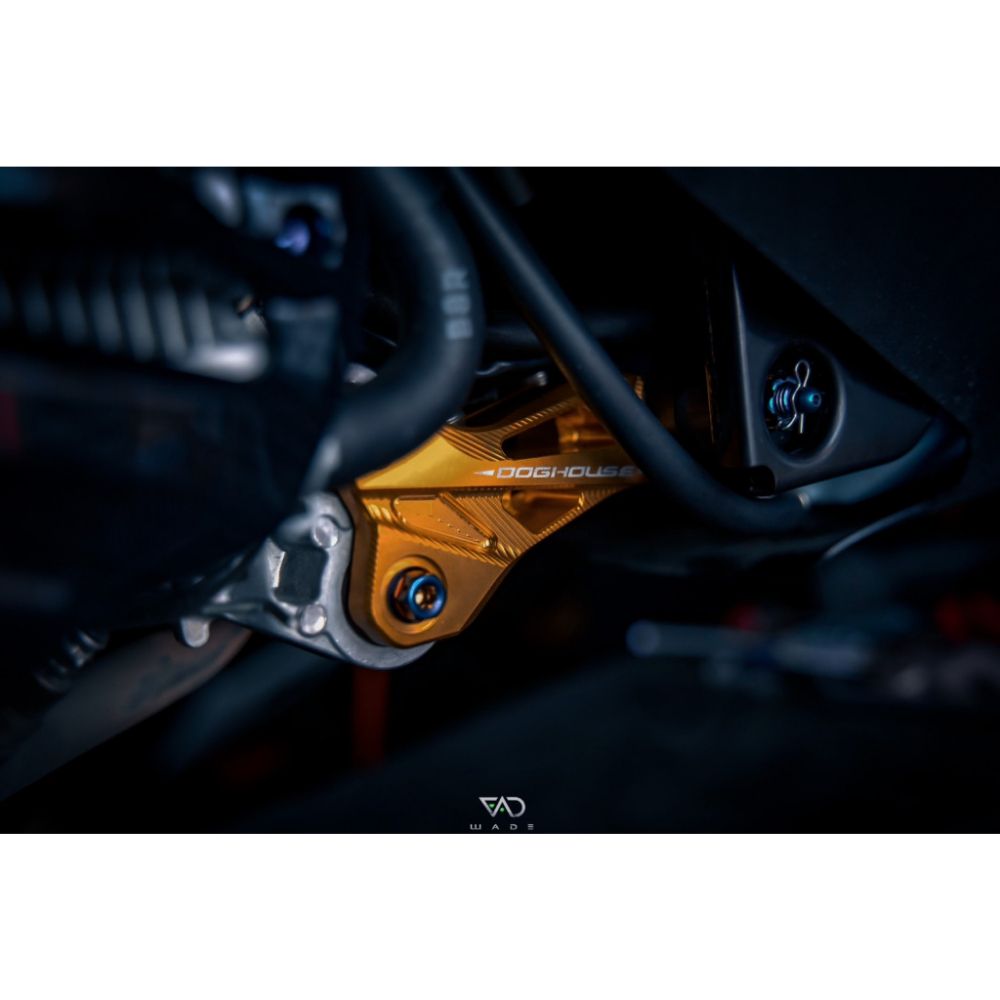 【勿下單】韋德機車精品 惡搞手工廠 B8R 戰機進氣壩 引擎吊架 鋁合金吊架 適用 六代戰 水冷BWS FORCE2.0-細節圖4