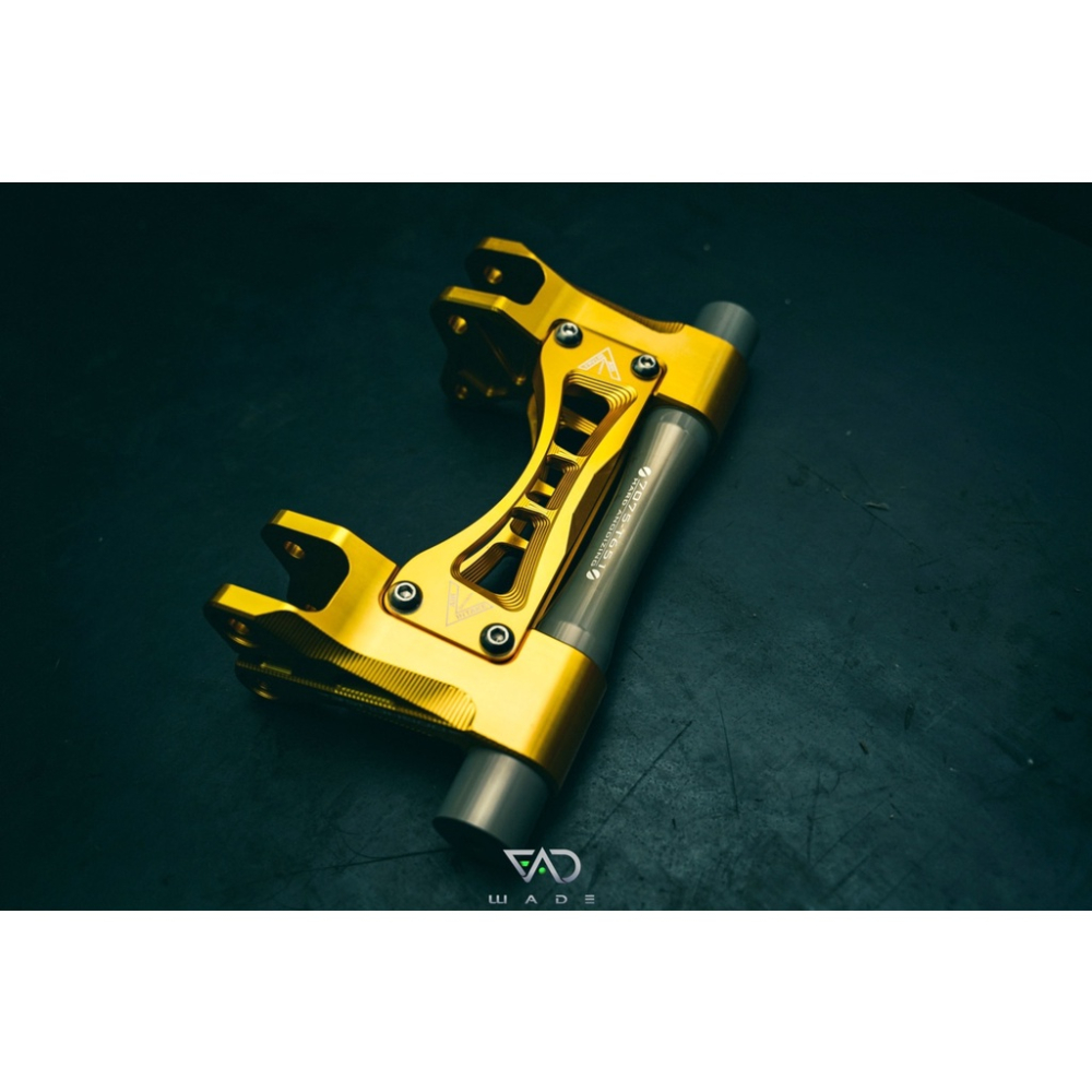 【勿下單】韋德機車精品 惡搞手工廠 B8R 戰機進氣壩 引擎吊架 鋁合金吊架 適用 六代戰 水冷BWS FORCE2.0-細節圖6