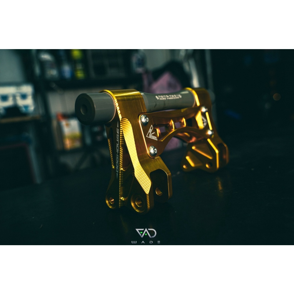 【勿下單】韋德機車精品 惡搞手工廠 B8R 戰機進氣壩 引擎吊架 鋁合金吊架 適用 六代戰 水冷BWS FORCE2.0-細節圖7