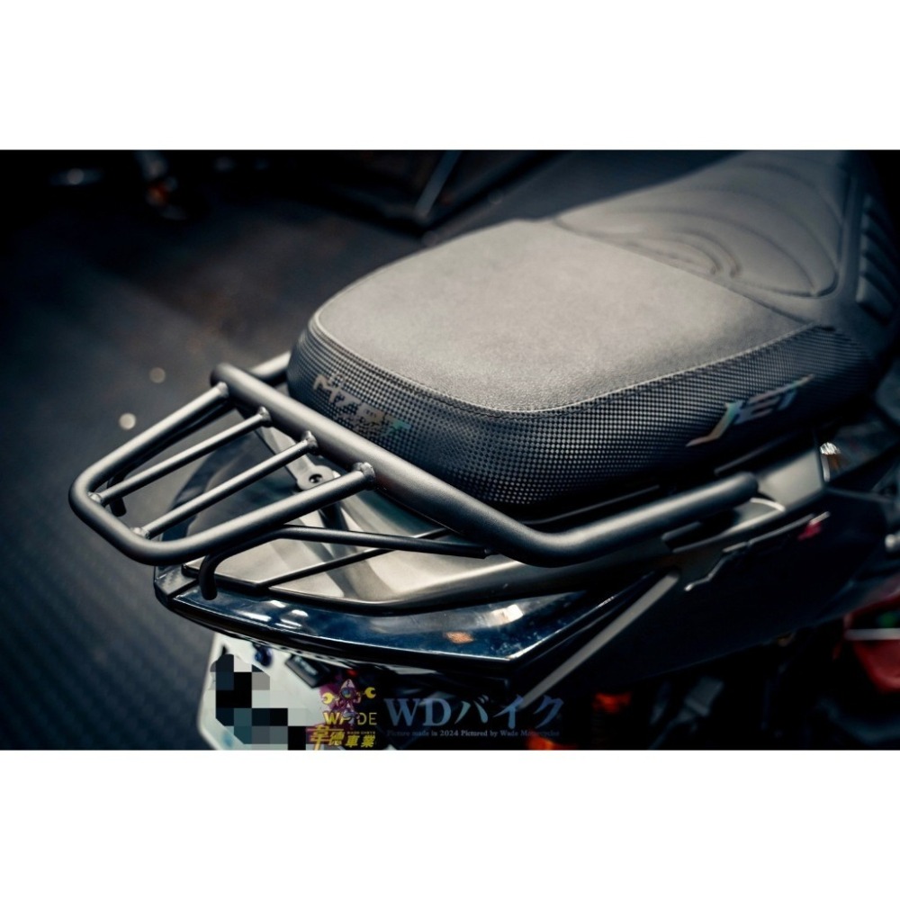 韋德機車精品 ps貨架 日規貨架 後扶手改 裝貨架 後扶手 扶手 日式 適用 JETS JETSR JETSL 158-細節圖2