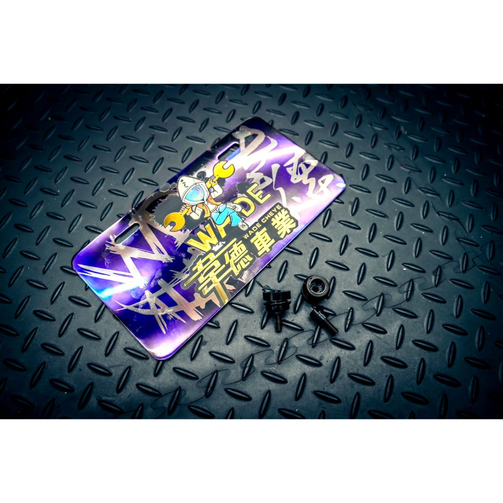 韋德機車精品 KISS 大牌快拆座 快拆螺絲組 大牌螺絲 車牌螺絲 車牌快拆-細節圖2