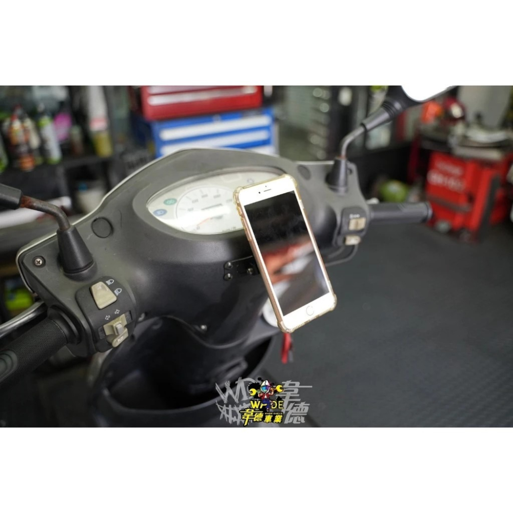 韋德機車精品 setes SETLL 卡扣手機架 正版卡扣手機架 手機架 機車手機架 正鈦螺絲 卡扣 適用各種車種-細節圖6