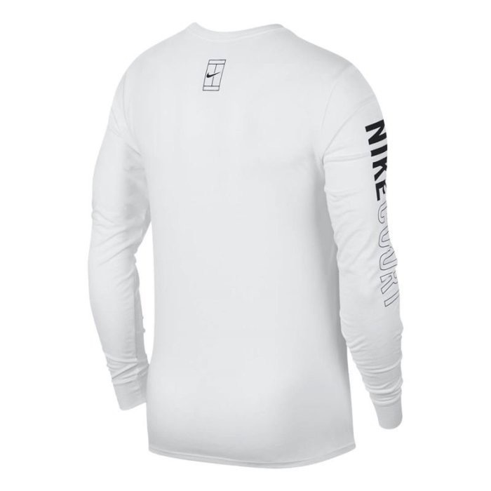 Nike Court Dri-Fit Tennis LS 排汗 網球上衣 長袖球衣 Federer Nadal-細節圖2