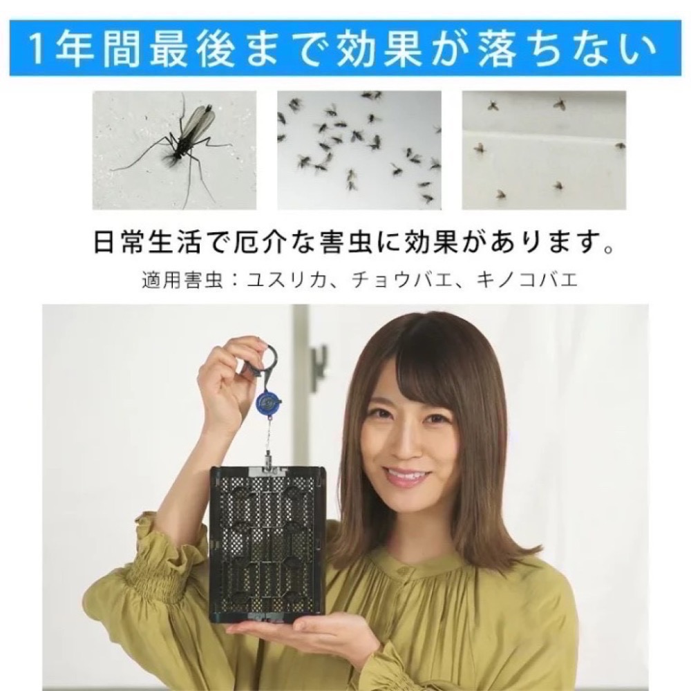 日本｜3倍驅蚊防蚊蟲掛片1年份366日-細節圖4