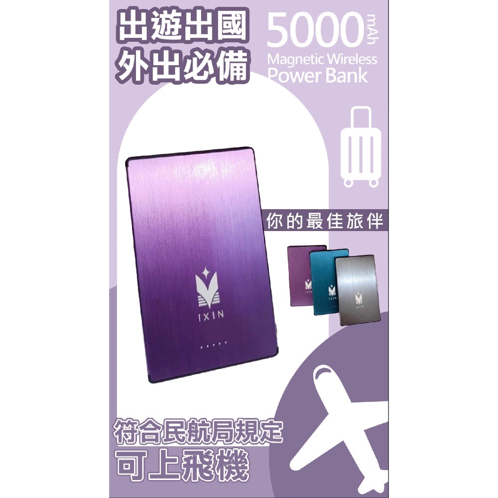 充電商品｜iXIN超薄磁吸行動電源-細節圖9