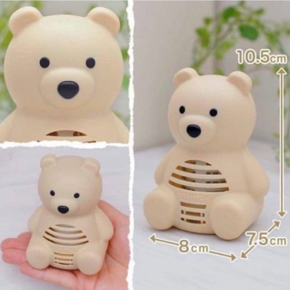 日本｜Varsan 270日 造型防蚊器 室內放置型 驅蚊小熊🐻-細節圖2