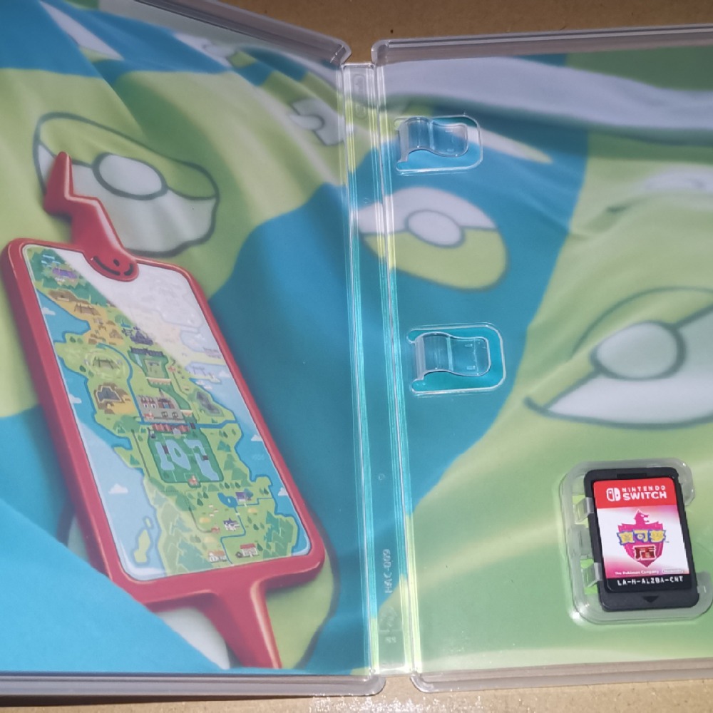 任天堂NS Switch 寶可夢劍盾盾中文介面台版封面盒裝完整.現貨二手美品