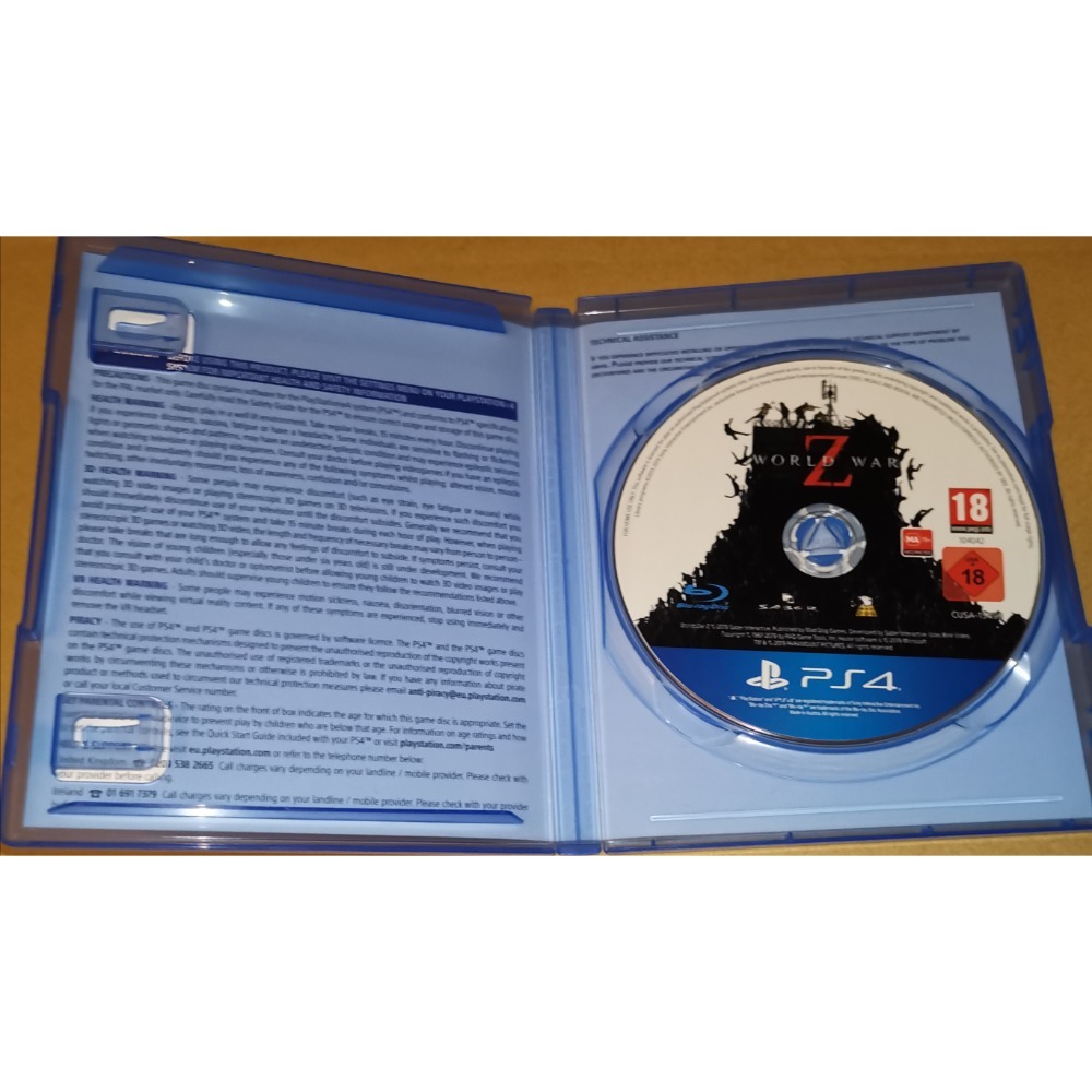 阿北-PS4 末日之戰 World War Z 網路更新後有中文 光碟無刮 盒裝完整 PS5可玩-細節圖3