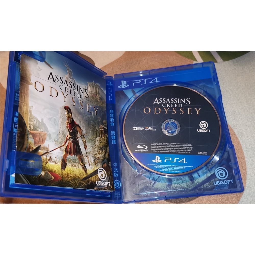阿北-PS4 刺客教條 奧德賽 中文版 盒書完整 光碟無刮 讀取正常-細節圖3