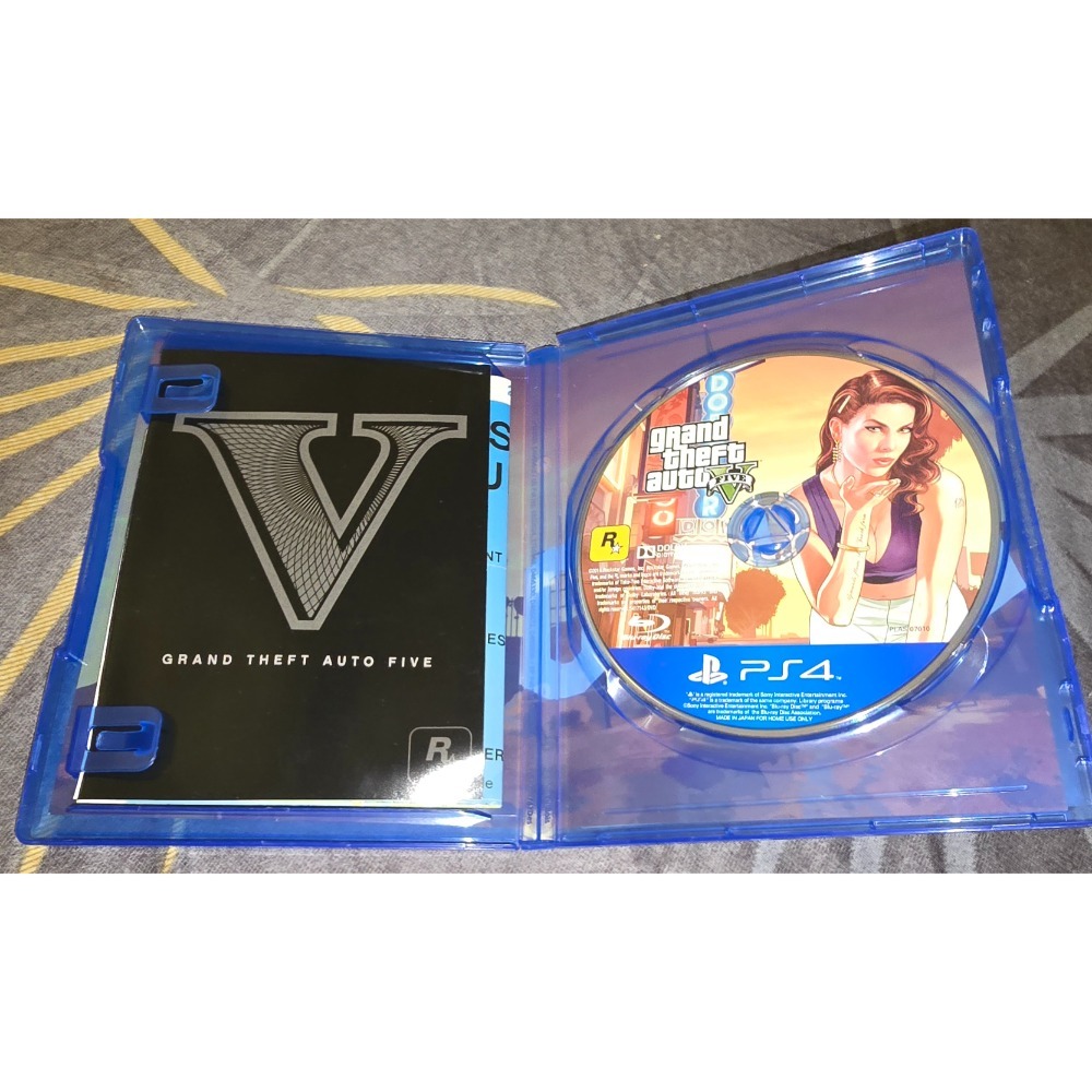 阿北-PS4 PS5可玩 俠盜獵車手5 GTA V 含地圖 中文版 盒裝完整 光碟無刮-細節圖3