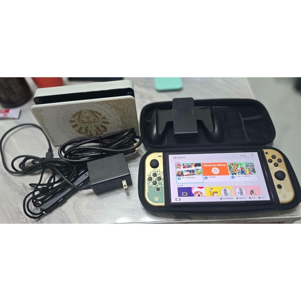 阿北-薩爾達特仕OLED Switch 無盒配件齊 送主機包 有保固-規格圖2