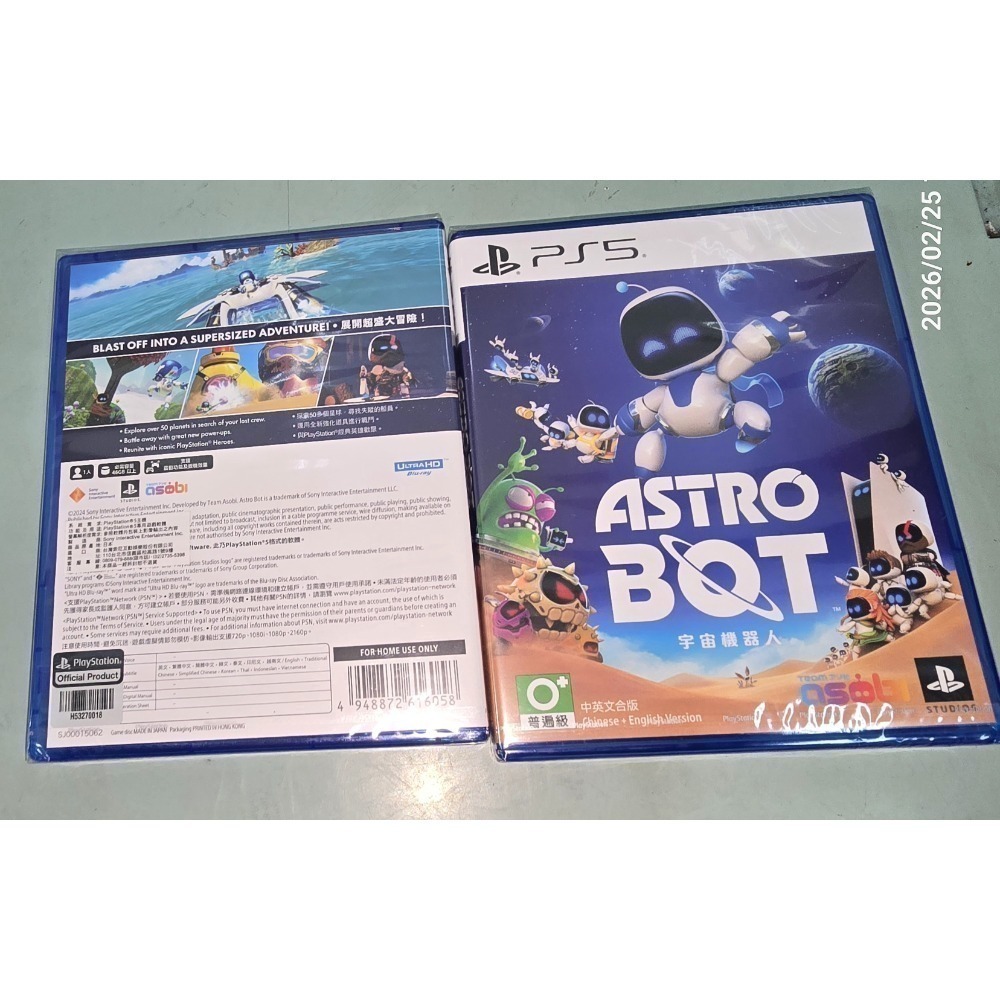 阿北-全新未拆封.PS5 宇宙機器人 中文 公司貨  ASTRO BOT-細節圖2