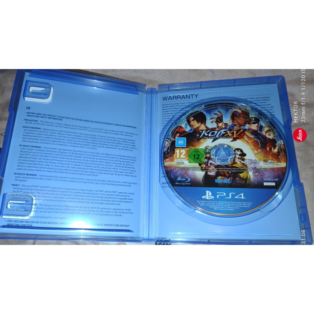 阿北-二手美品 PS4 PS5可玩 格鬥天王15 KOF15 拳皇 中文版 光碟無刮 盒裝完整-細節圖3