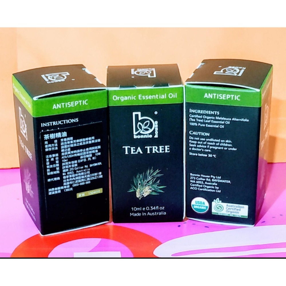 『Bonnie House 植享家』 雙有機認證茶樹精油5ml、10ml-細節圖2
