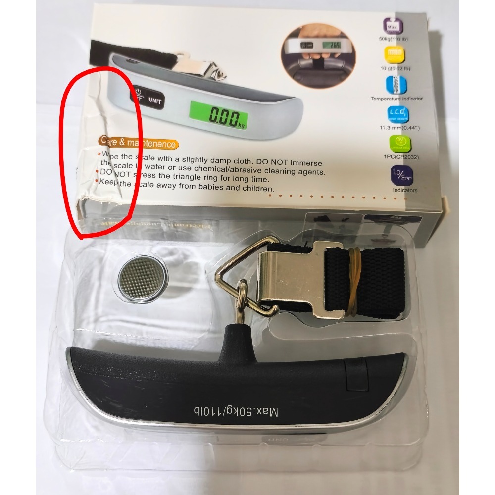 電子料理秤（家用電池款 銀色 內附2顆電池）⭐手提行李秤、旅行電子秤、迷你秤-細節圖5