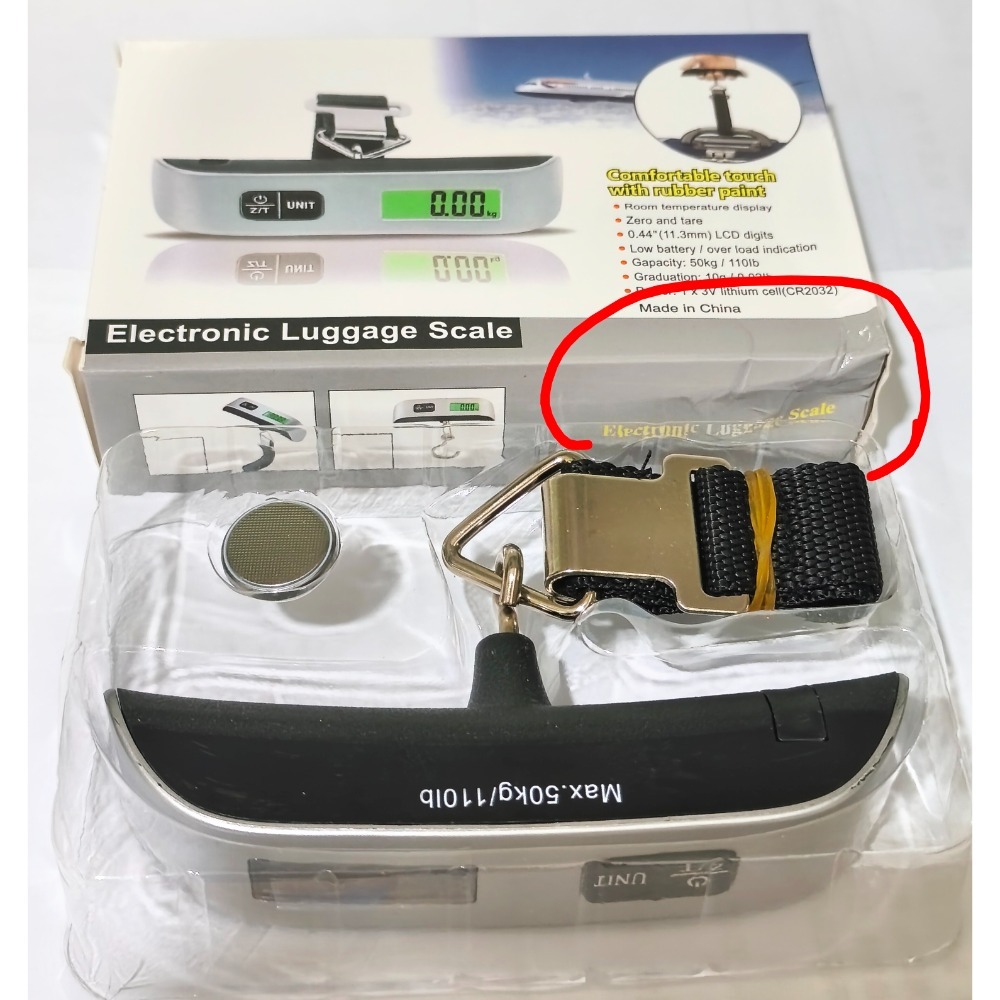 電子料理秤（家用電池款 銀色 內附2顆電池）⭐手提行李秤、旅行電子秤、迷你秤-細節圖6