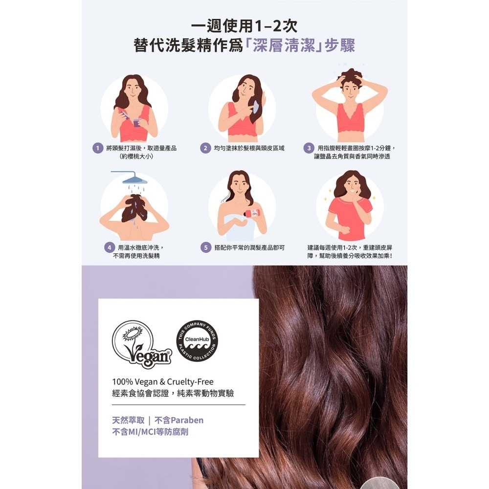 北歐Organic Shop藍莓花香豐盈海鹽洗髮精250ml-細節圖2