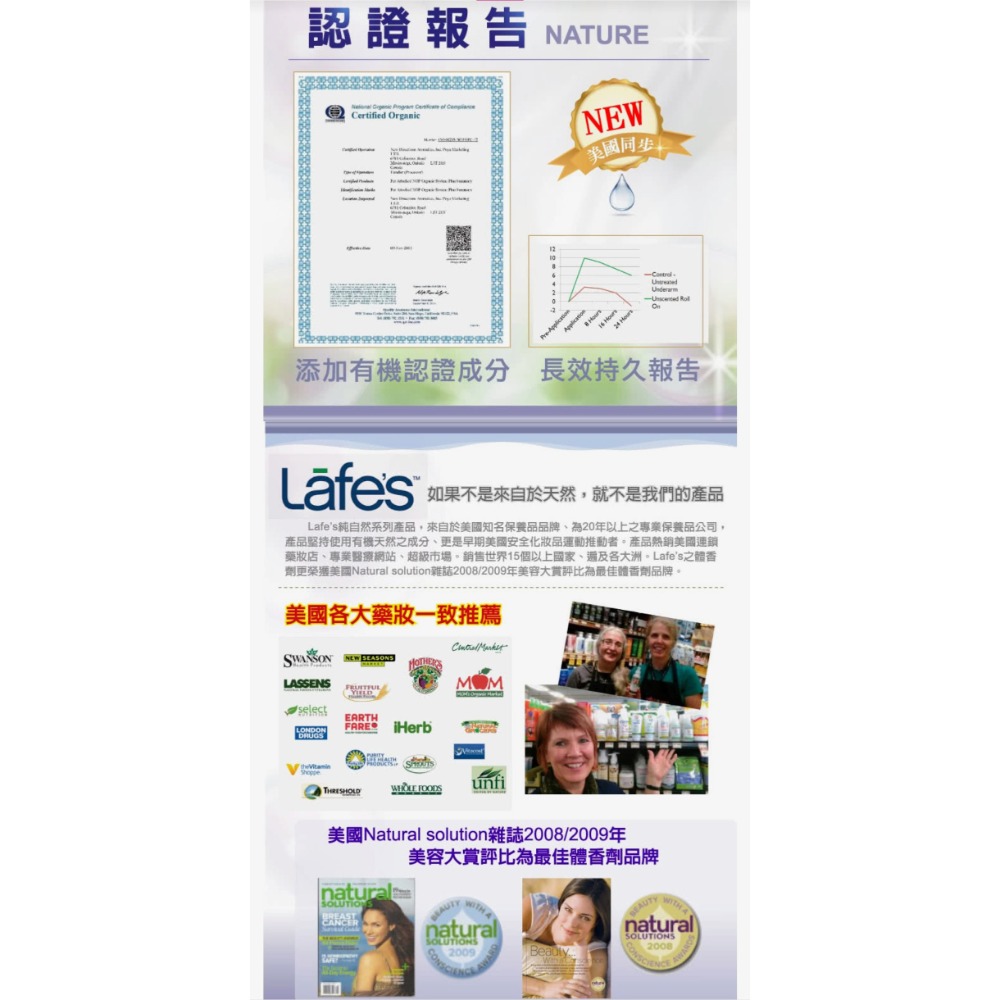 美國原裝進口 Lafes 純自然體香劑88ml-茶樹潔淨☘️Lafes 純自然紙管體香膏64g-清新芬多精-細節圖5
