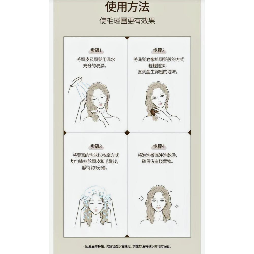 韓國毛瑾團15道韓方嚴選育毛洗髮皂120g-細節圖6