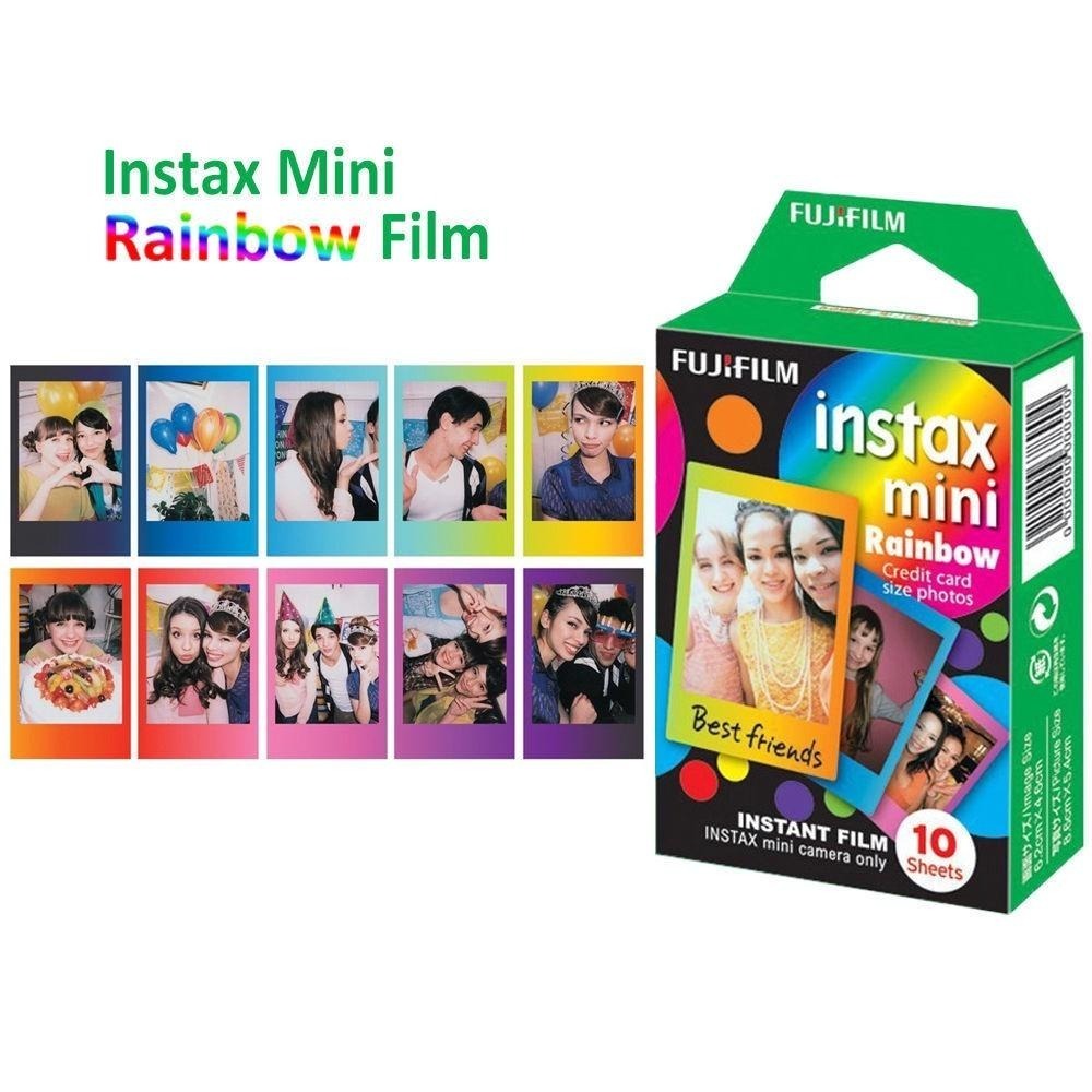 💯正品📸 FUJIFILM Instax mini 富士 拍立得 卡通 彩色 底片 彩虹漸層 RAINBOW-細節圖2