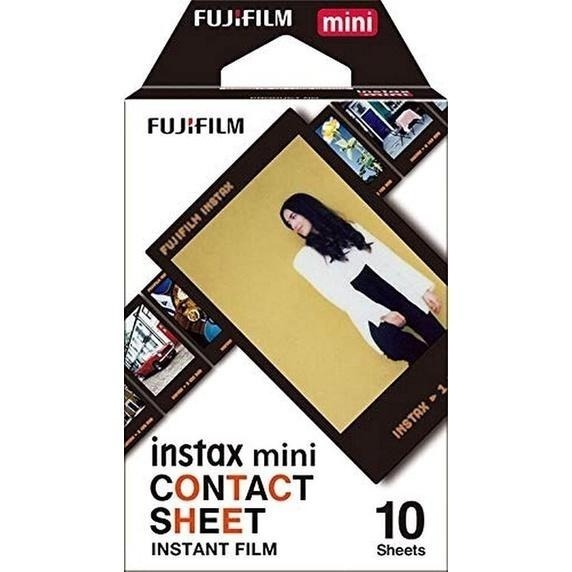 💯正品📸 FUJIFILM Instax mini 富士 拍立得 懷舊 彩色 底片 黑膠 CONTACT SHEET-細節圖4