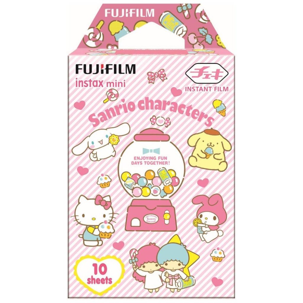 💯正品📸 FUJIFILM Instax mini 富士 拍立得 卡通 彩色 底片 三麗鷗 kitty SANRIO-細節圖3