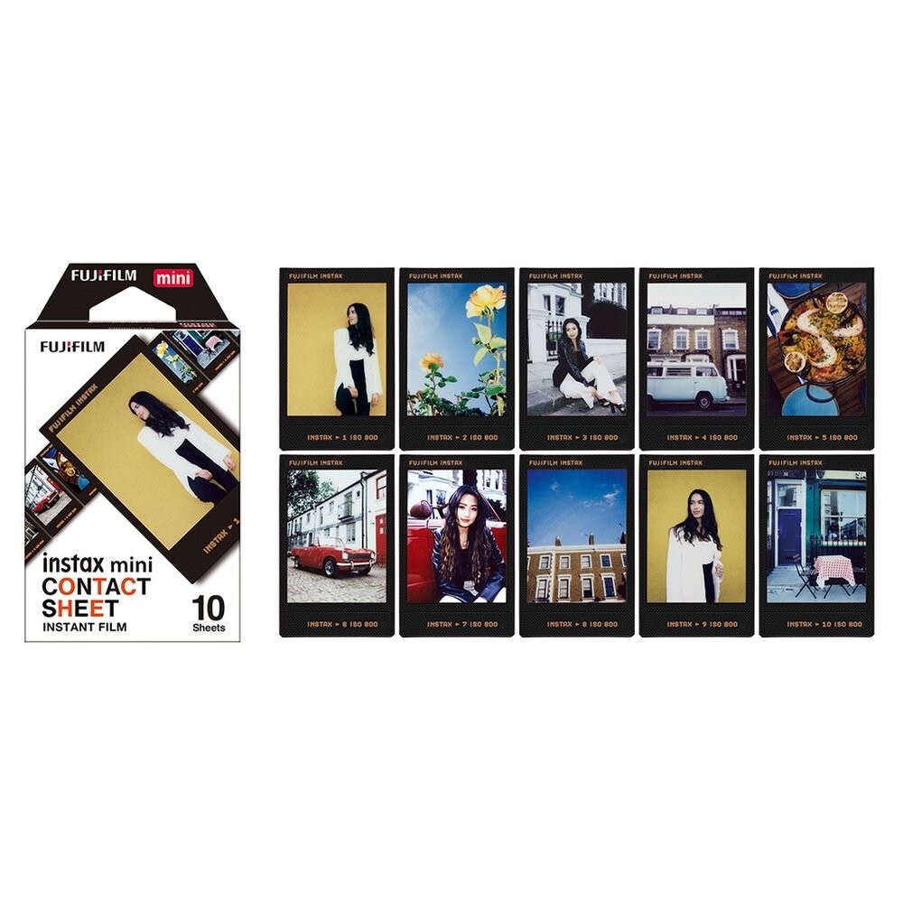 💯正品 📸 🎞️現貨速發 Instax mini 底片 Contact Sheet 懷舊黑框 富士正品 底片索引風格💯-細節圖5
