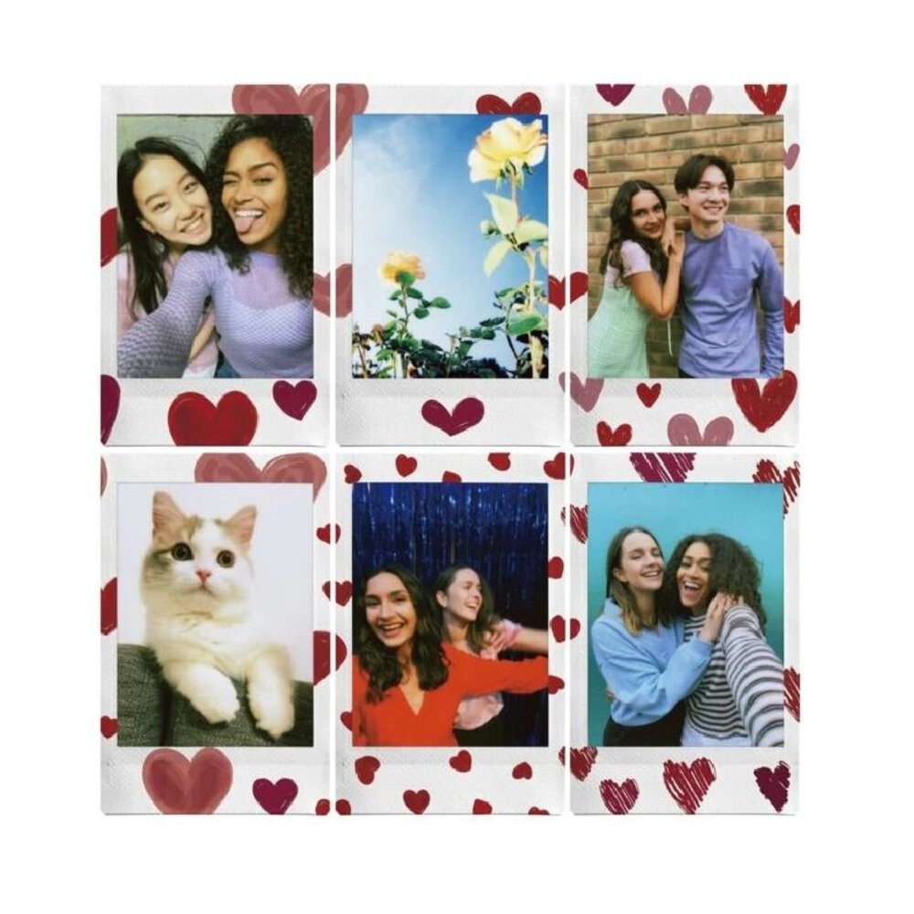 ✨富士Fujifilm🎞️ instax mini 愛心 素描底片 10張入 愛情剪影 拍立得 現貨💖🎨-細節圖4