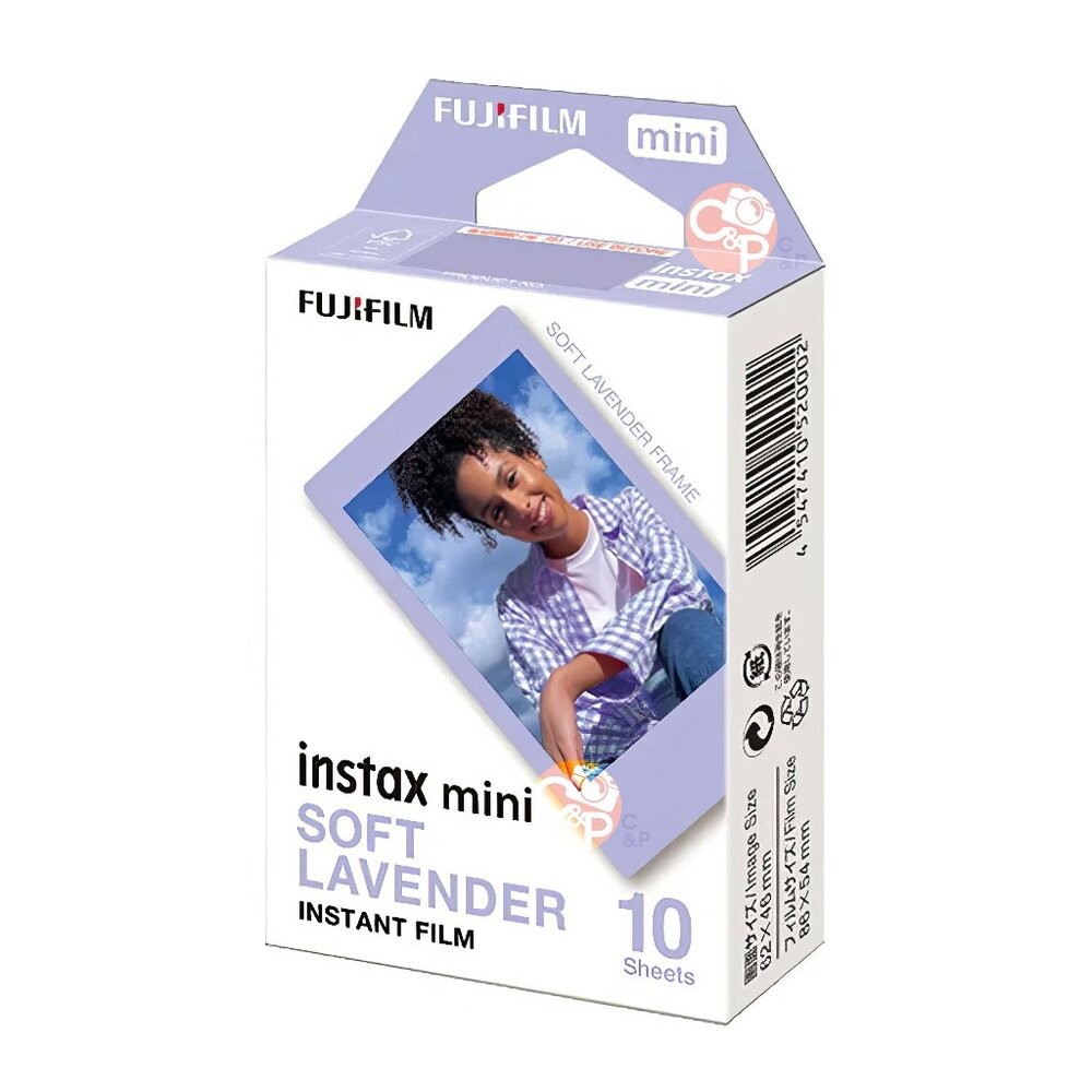✨富士📸 Instax Mini 薰衣草 紫邊 拍立得 底片 10張入 柔紫邊框 現貨📸-細節圖3
