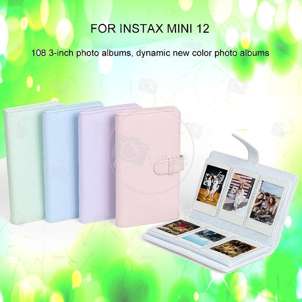 💯公司貨 原廠皮質相本  限時特價 富士 instax mini album 可放108張底片 拍立得 相本-細節圖2