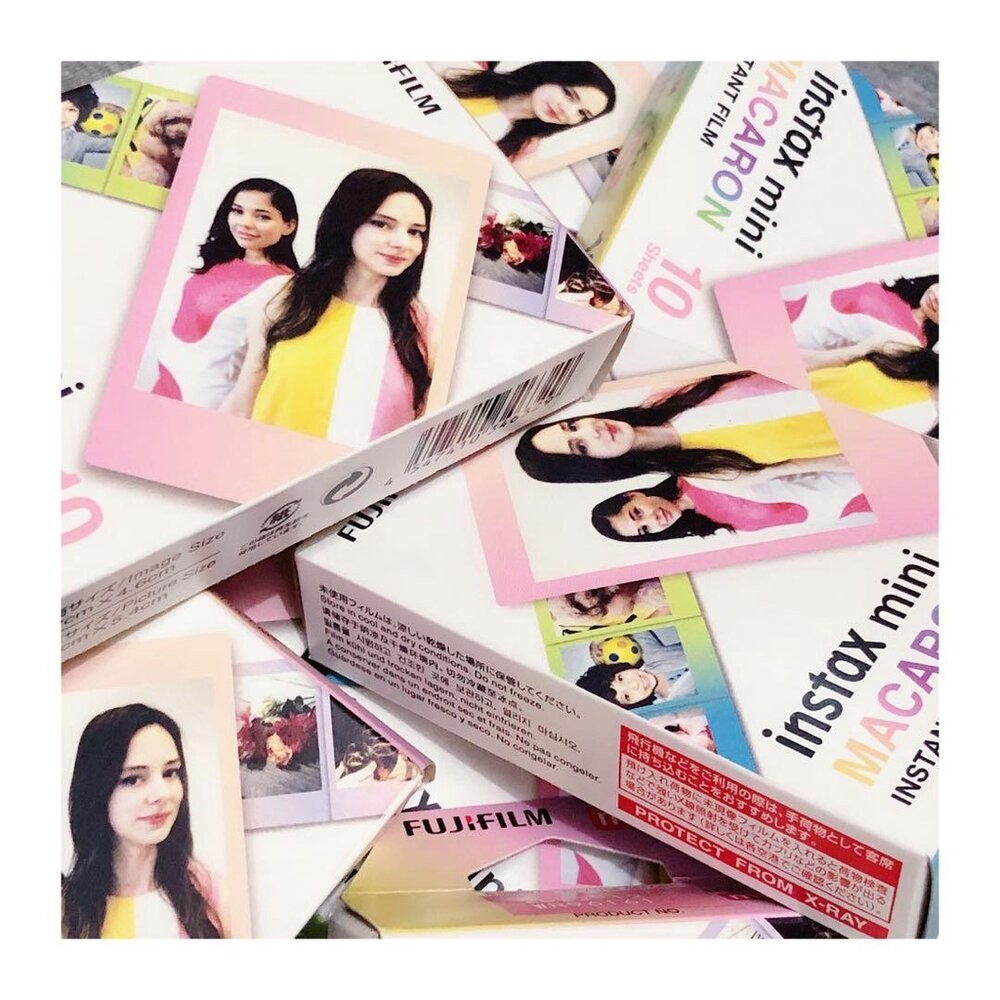 ✨富士🎞️ instax mini 馬卡龍 拍立得 底片 Macaron 漸層邊框 造型底片 現貨📸🌈-細節圖7