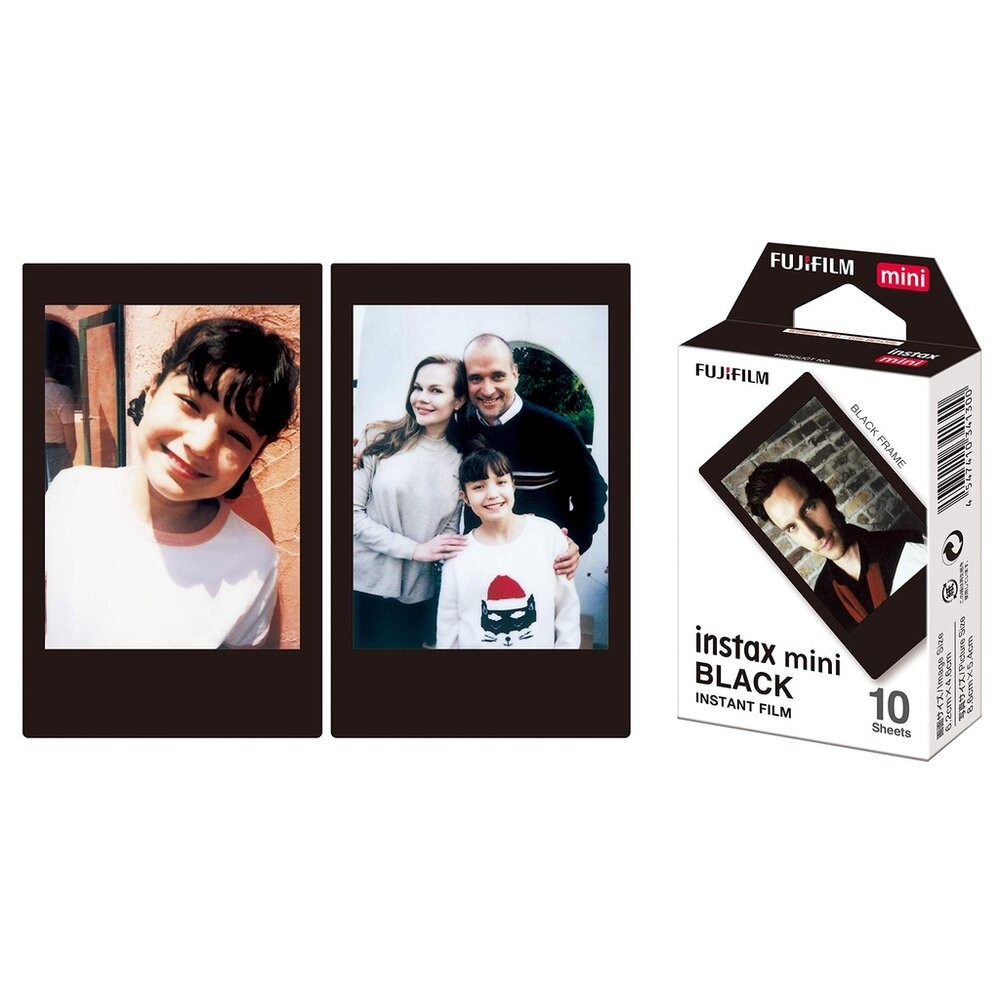 ✨富士📸 Instax Mini 黑邊 拍立得 底片 10張入 沉穩純黑邊框 極簡電影質感 日本原裝 現貨📸-細節圖3