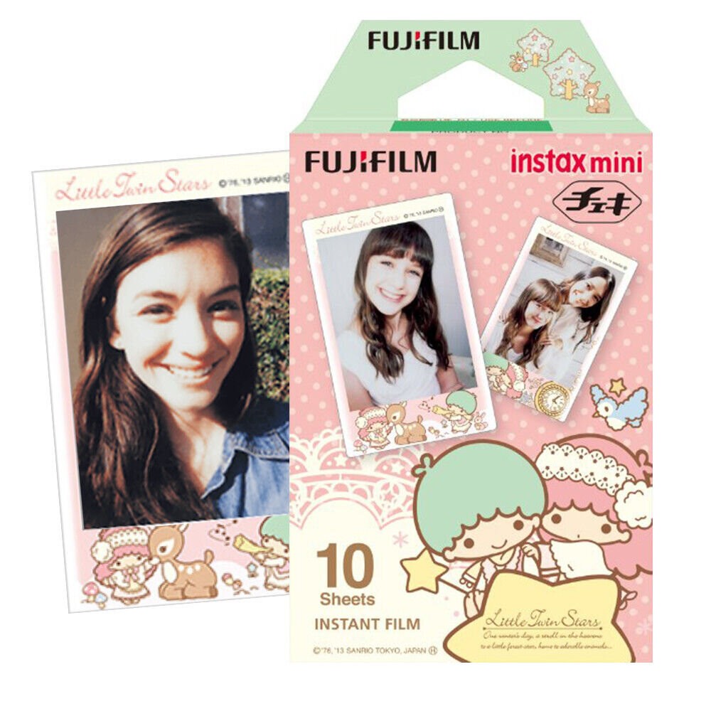 ✨富士📸 Instax Mini 雙子星 拍立得 底片 10張入 KikiLala邊框 mini機型適用 現貨📸-細節圖2