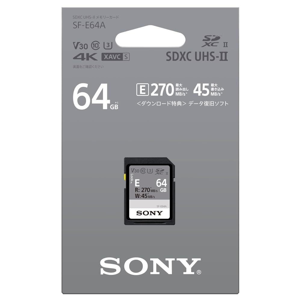 🚀 現貨 Sony SF-E64A 64GB UHS-II 記憶卡 富士 X100VI V XT50 Sony GR3-細節圖4